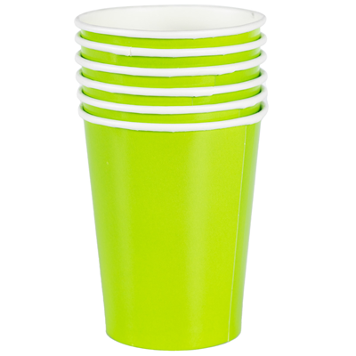 Стакан светло-зеленый 250мл 6шт