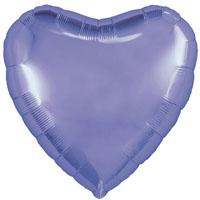 Шар сердце 45см Пастель Lavender