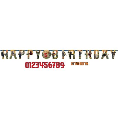 Гирлянда-буквы H. Birthday Лего Ниндзяго