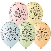 Шары 36см С Днем Рождения! Галактика