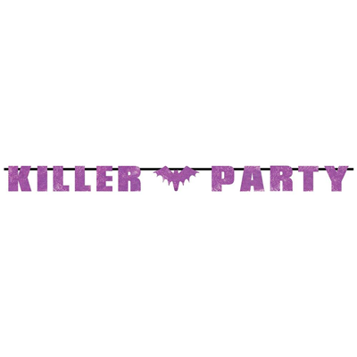 Гирлянда-буквы KILLER PARTY, 3,6м