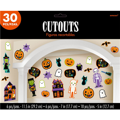 Баннер-комплект Хэллоуин Друзья, 30 штук