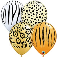 Шары c рисунком 30см Сафари
