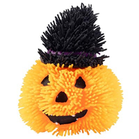 Мяч светящийся Тыква в шляпе 7см
