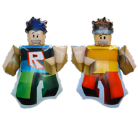 Шар фигура Блоки Персонаж Мальчик 2ст