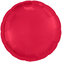 Шар круг 45см Металлик Red