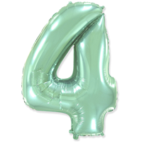 Ф ЦИФРА 4  40" Пастель Mint