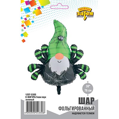 К ФИГУРА Гном паук зеленый