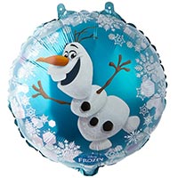 Шар 45см Снеговик Олаф