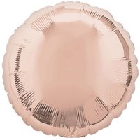 Шарик КРУГ 45см Rose Gold