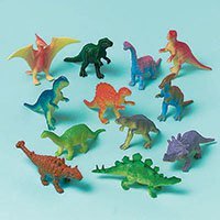 Игрушки Динозаврики, 12 штук