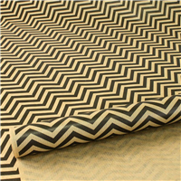 Бумага Крафт Шеврон черный 0,7х10м