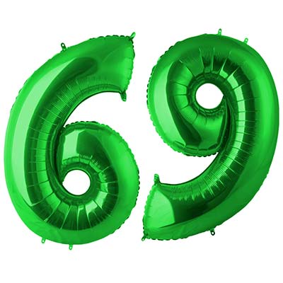 Цифры и числа Шар цифра &quot;6 или 9&quot;, 102см Green 1207-2696