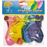 Шарики Пастель 25см 10шт Весёлая затея