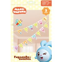 Гирлянда-вымпел С ДР Малышарики 260см