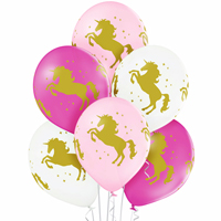 Шарики Единорог 36см, 5шт