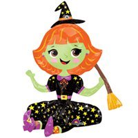 Шар фигура Ведьма сидячая