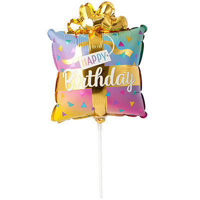 Сладкий Праздник Шар мини фигура HB Подарок радуга омбре 1206-1457