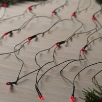 Гирлянда элек Сетка красн 8реж 1х0,7м