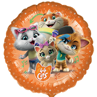 Шар 18", 45см, 44 Котёнка, Anagram