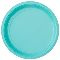 Тарелка бирюзовая 23см 6шт