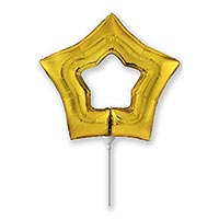 Ф Б/РИС 9" ЗВЕЗДА Gold полая