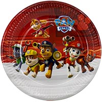 Тарелки большие Щенячий Патруль, 8 шт.