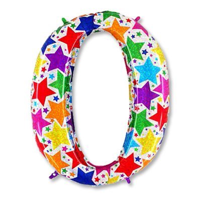 Шар цифра 0 Звезды голография, Грабо