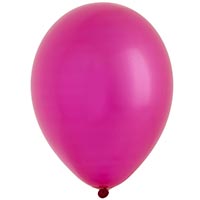 Шары 30см металлик фуксия Весёлая Затея