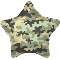 Шарик 45см Камуфляж звезда Россия