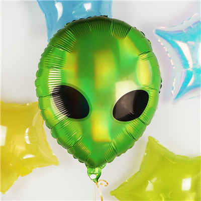 Шар ФИГУРА Инопланетянин голова голограф