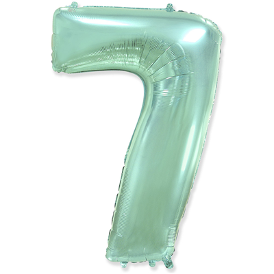 Ф ЦИФРА 7  40" Пастель Mint