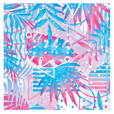 Тропический рай Бумага упак Тропики яркие 70х100см 1509-0982