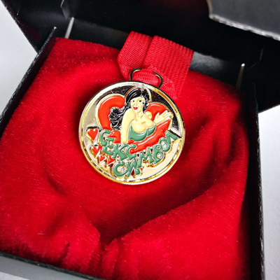 Медаль сувенирная Секс символ Женщина