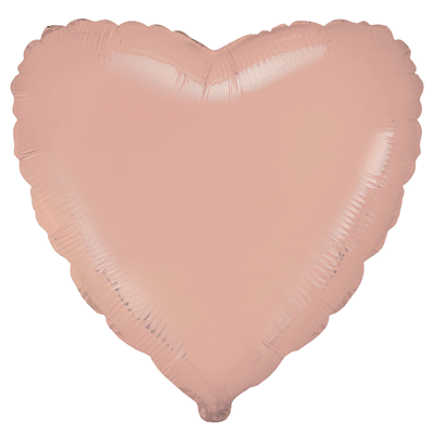 Оранжевая Шар Сердце 45см Пастель Light Orange 1204-1332