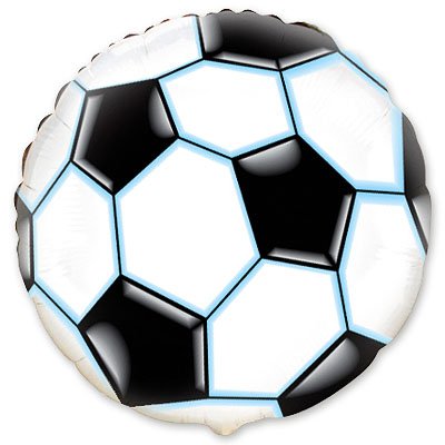 Шарики из фольги Шарик 45см Футбольный мяч