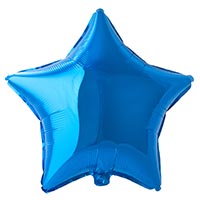 Шарик 10см звезда Blue