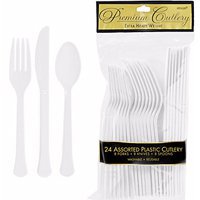 Столовые приборы пласт White 24шт