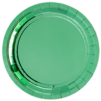 Тарелки блестящие мятные 23см