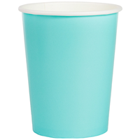 Стакан бирюзовый 250мл 6шт