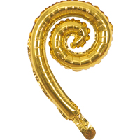 Шар СПИРАЛЬ 43см Gold