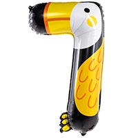Шар цифра "7" 96см Зоопарк Тукан