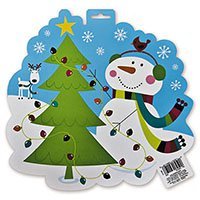 Баннер Снеговик Весёлый, 27 см