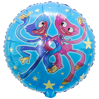 Шар 45см Монстрики Зубастики синий