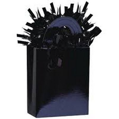 Черная Грузик для шара Сумочка черный 160гр 1302-0756