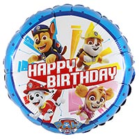 Шарик 18" Happy Birthday Щенячий Патруль