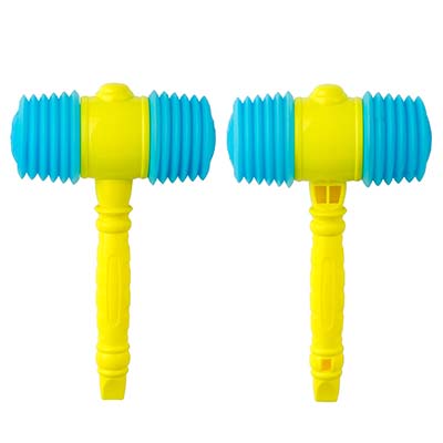 Молоток музыкальный со свистком 16см