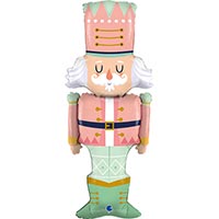 Шар фигура Щелкунчик розовый