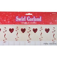 Гирлянда Сердца с завитками 3,65 м