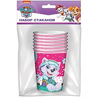 Набор стаканов Щенячий Патруль, розовый
